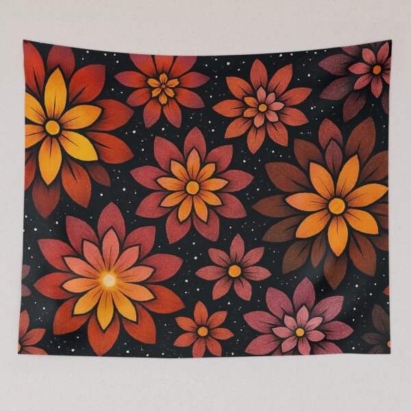 Item preview, Flower lights in the starry space designed and sold by Sigtrix.