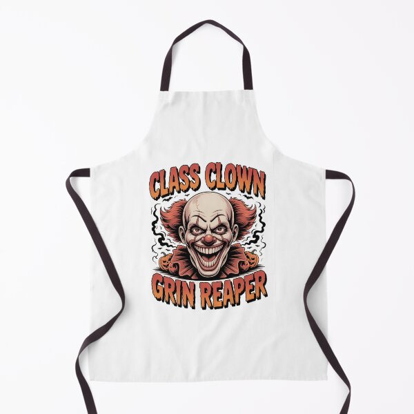 Item preview, Class Clown Grin Reaper – Funny Evil Clown Halloween Back to School designed and sold by MissRasheedHam.