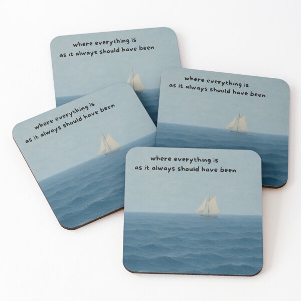 Item preview, Where Everything Feels Right – Minimalist Quote Design designed and sold by jolesartt.