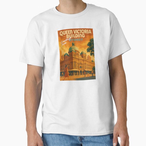 Item preview, Greetings from SYDNEY - QUEEN VICTORIA BUILDING - Retro Vintage Design designed and sold by Earth Celebration Designs.