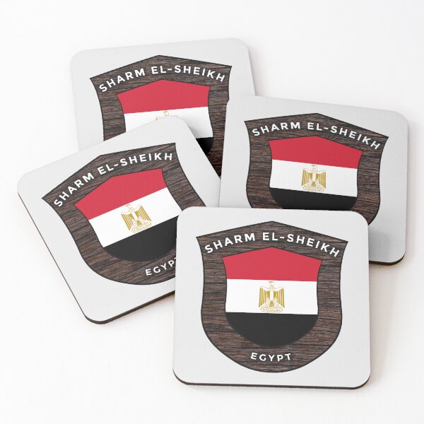 Item preview, Sharm El-Sheikh Egypt Emblem Flag designed and sold by World Designs.