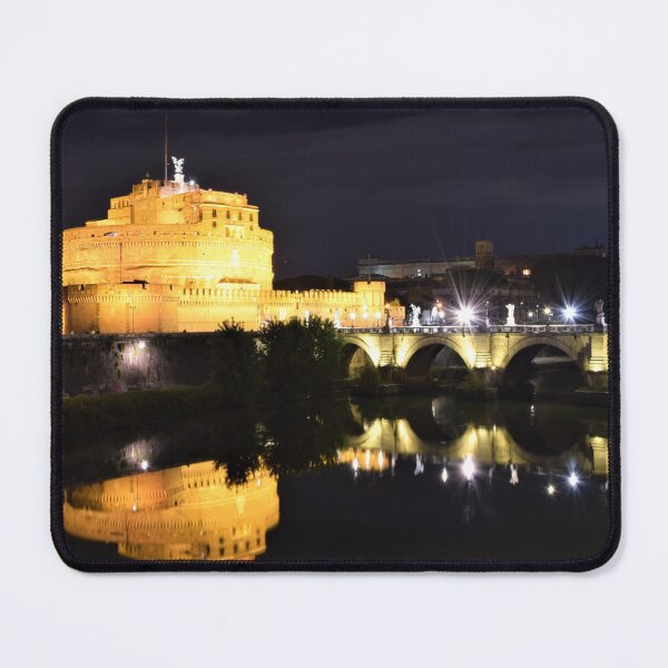 Item preview, Castel Sant’Angelo at Night – Rome Reflections Photography designed and sold by Cole's Design.