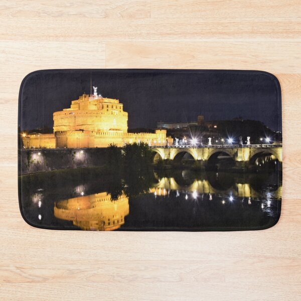 Item preview, Castel Sant’Angelo at Night – Rome Reflections Photography designed and sold by Cole's Design.