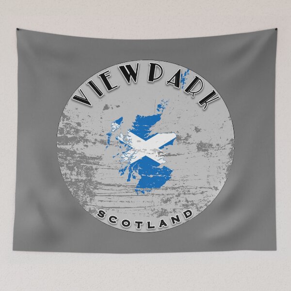 Artikelvorschau, Viewpark Schottland Flagge getragen entworfen und verkauft von World Designs.