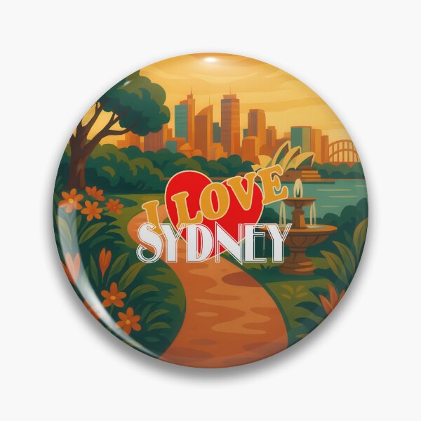 Item preview, Greetings from SYDNEY - ROYAL BOTANIC GARDEN - Retro Vintage Design designed and sold by Earth Celebration Designs.