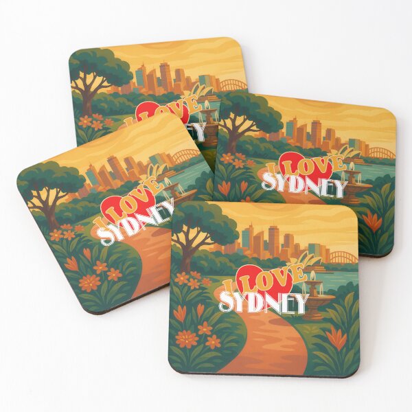 Item preview, Greetings from SYDNEY - ROYAL BOTANIC GARDEN - Retro Vintage Design designed and sold by Earth Celebration Designs.