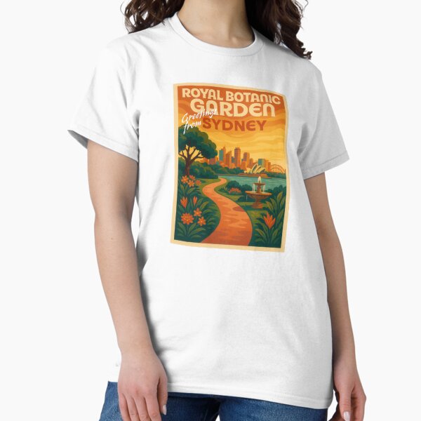 Item preview, Greetings from SYDNEY - ROYAL BOTANIC GARDEN - Retro Vintage Design designed and sold by Earth Celebration Designs.