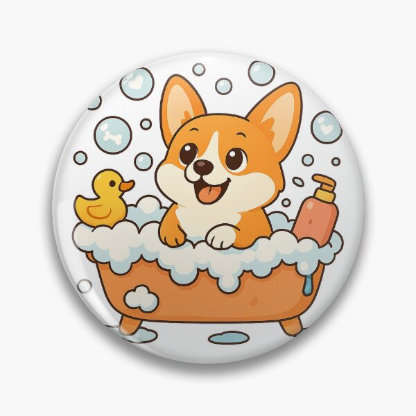 Artikelvorschau, Corgi Schaumbad-Glückseligkeit entworfen und verkauft von Itjung-Room.