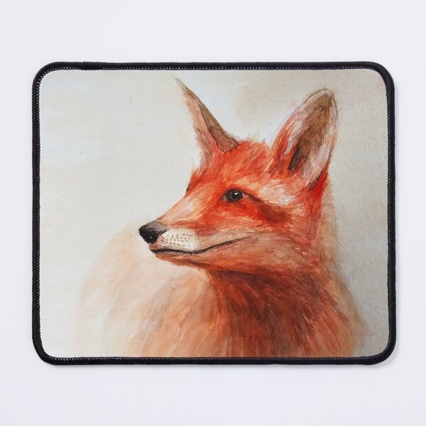 Item preview, watercolor fox designed and sold by HammerPen.