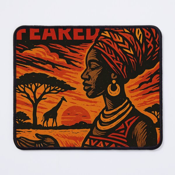 Item preview, An African Woman Portrait-Life is to be Lived and not Feared designed and sold by Adanne Chukwudi.