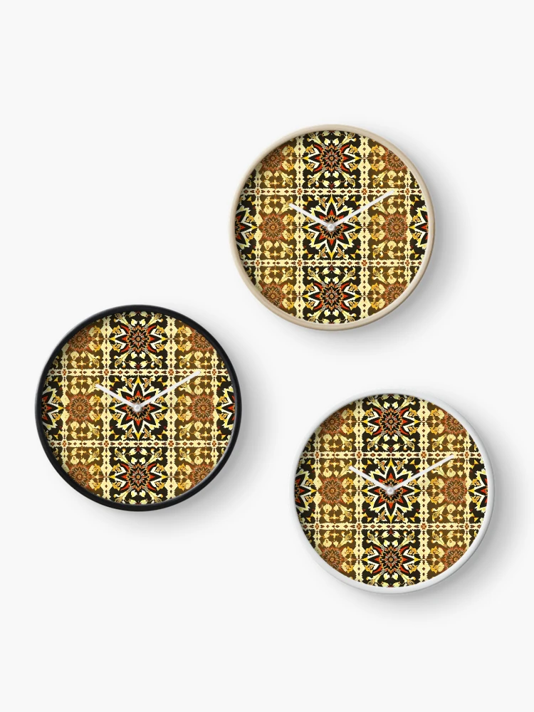 Thumbnail 3 of 4, Clock, Ottoman Pattern  designed and sold by GraphicsClub.