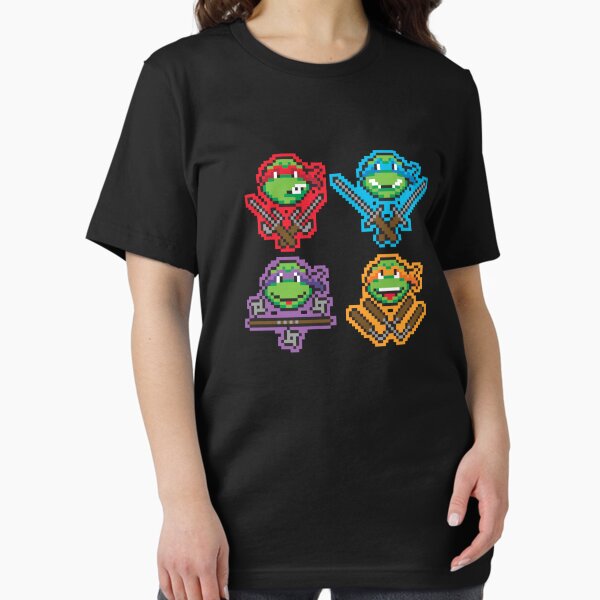 Item preview, Teenage Mutant Ninja Turtles Classic Pixel Ninja Group Shot designed and sold by FifthSun.