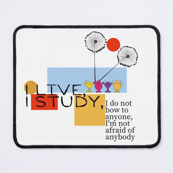 Item preview, I Live, I Study – Joyful Life by Farwawears designed and sold by farwawears.
