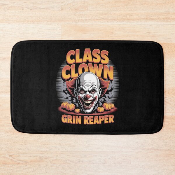 Item preview, Class Clown Grin Reaper – Funny Evil Clown Halloween Back to School designed and sold by MissRasheedHam.