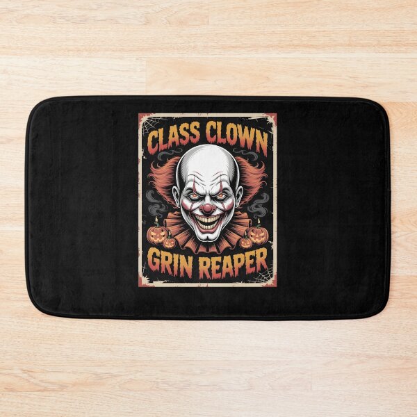 Item preview, Class Clown Grin Reaper – Funny Evil Clown Halloween Back to School designed and sold by MissRasheedHam.