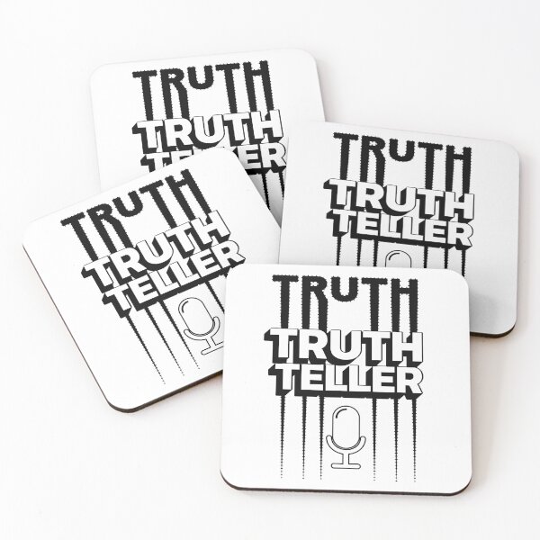 Item preview, Truth Teller Bold Typography Design | Inspired by Wit and Honesty designed and sold by ArtsyExplorer.