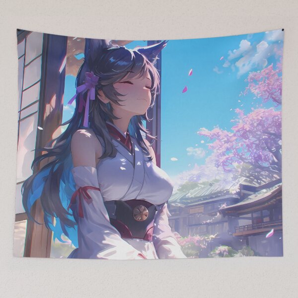 Item preview, Tranquil Atago Azur Lane Anime Girl Kitsune Serenity designed and sold by earlobejerk.