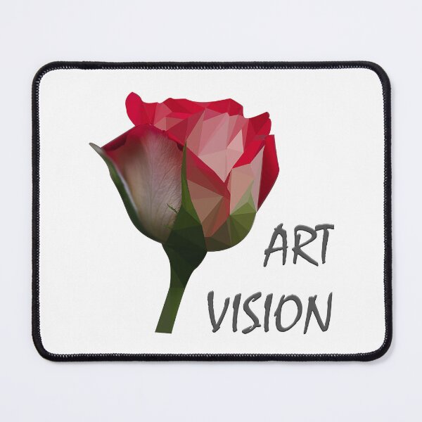 Item preview, Rose in low-poly style designed and sold by SilverOutlining.