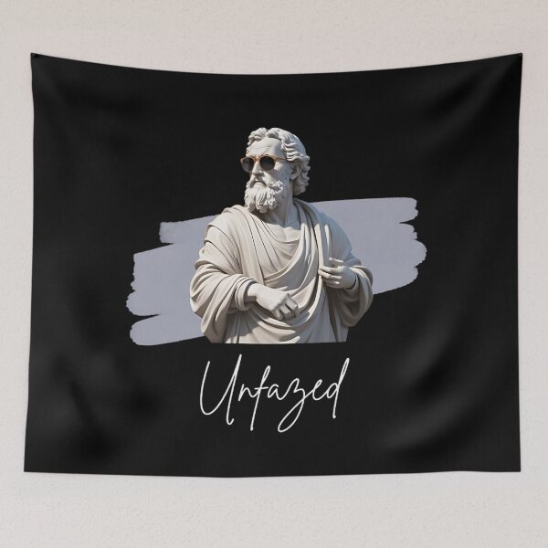 Item preview, Unfazed - Greek Statue of Stoic Philosopher Epictetus designed and sold by LexaArtworks.