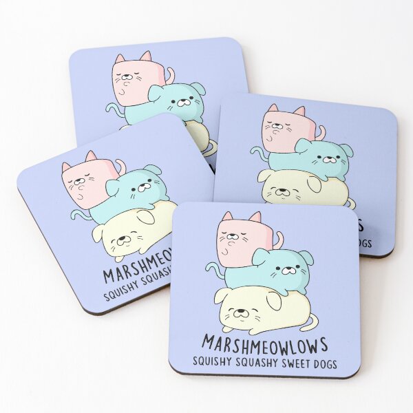 Item preview, Marshmeowlows - Cute Squishy Dog Cat Stack designed and sold by graphicnew.