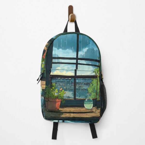 Item preview, Chill Lofi Rainy Window Art designed and sold by bapupa.