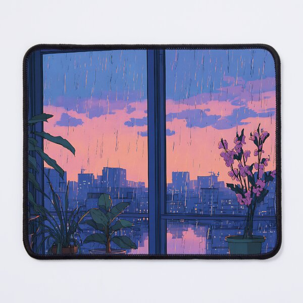 Artikelvorschau, Urban Lofi Rainy Window Art entworfen und verkauft von bapupa.
