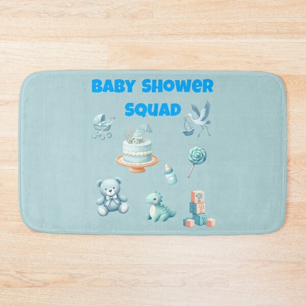 Item preview, Baby Shower Squad – Blue Baby Boy Party Design designed and sold by ProDesignByMK.