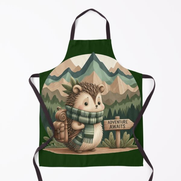Item preview, Wanderlust Hedgehog – Travel Explorer Tee designed and sold by UmcommonGoods.