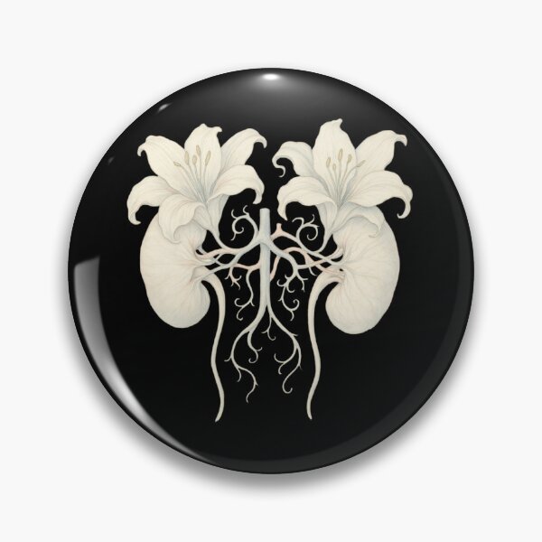 Item preview, Kidneys - floral art for nephrologists designed and sold by DamioPolArt.