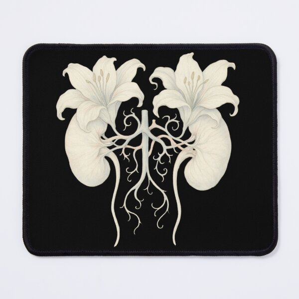 Item preview, Kidneys - floral art for nephrologists designed and sold by DamioPolArt.