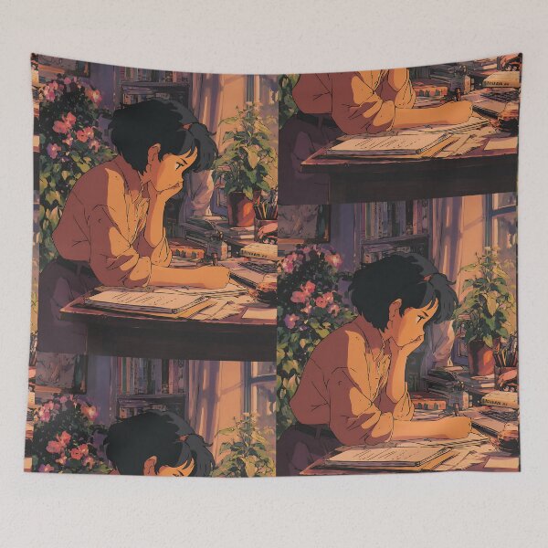 Item preview, Chill Lofi Studying Art designed and sold by bapupa.