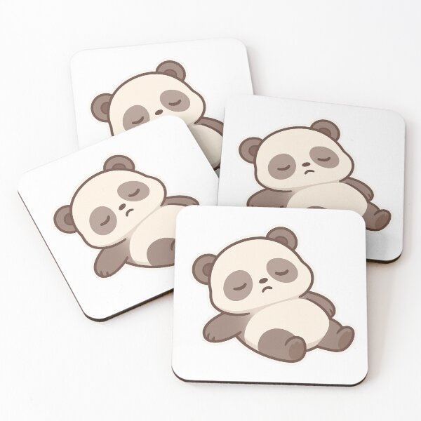 Item preview, Sleeping Kawaii Panda Sticker – Soft & Relaxing designed and sold by NLRcreation.
