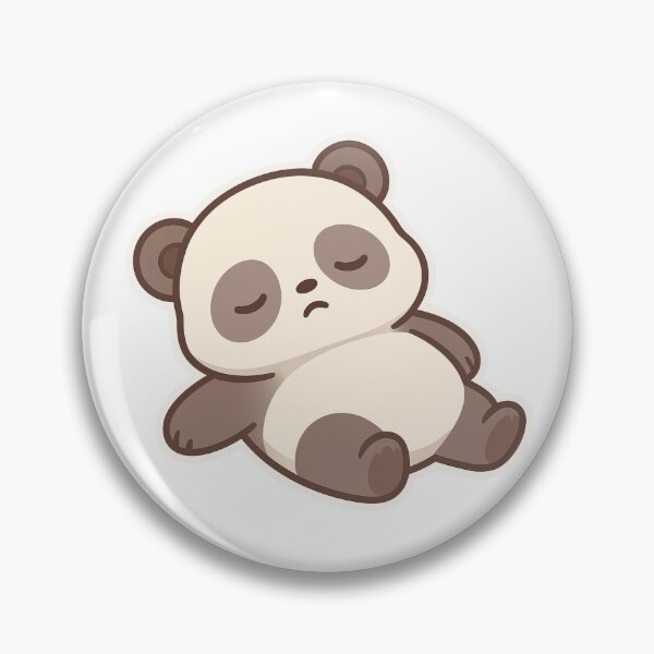 Item preview, Sleeping Kawaii Panda Sticker – Soft & Relaxing designed and sold by NLRcreation.