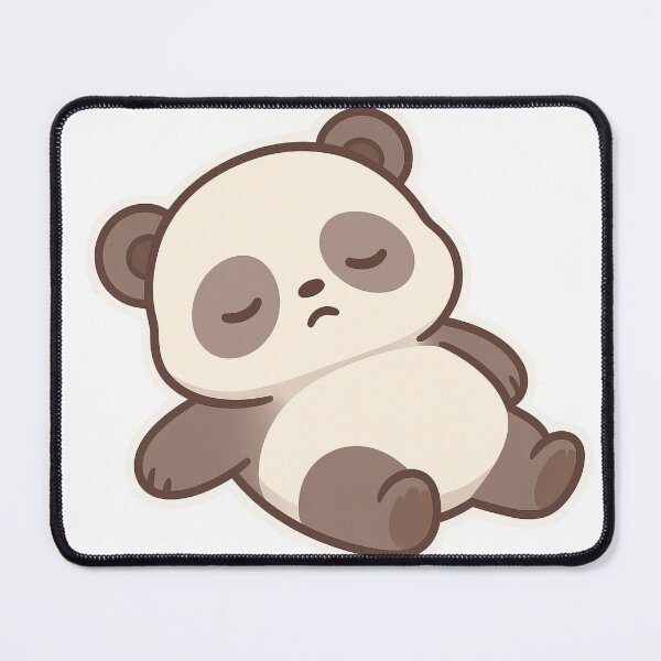 Item preview, Sleeping Kawaii Panda Sticker – Soft & Relaxing designed and sold by NLRcreation.
