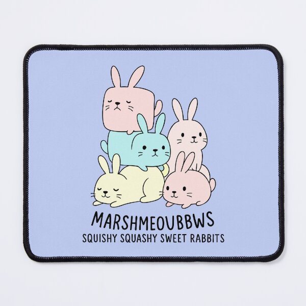 Item preview, Marshmeoubbws - Cute Squishy Bunny Stack Art designed and sold by graphicnew.