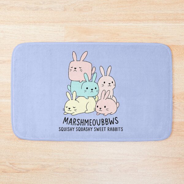 Item preview, Marshmeoubbws - Cute Squishy Bunny Stack Art designed and sold by graphicnew.