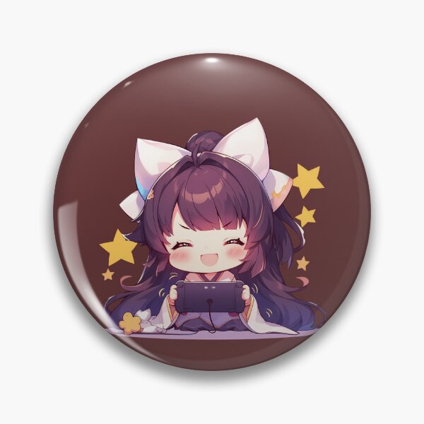 Item preview, Takao Azur Lane Anime Hoshiguma Arknights Game Chibi Cute Gamer designed and sold by earlobejerk.