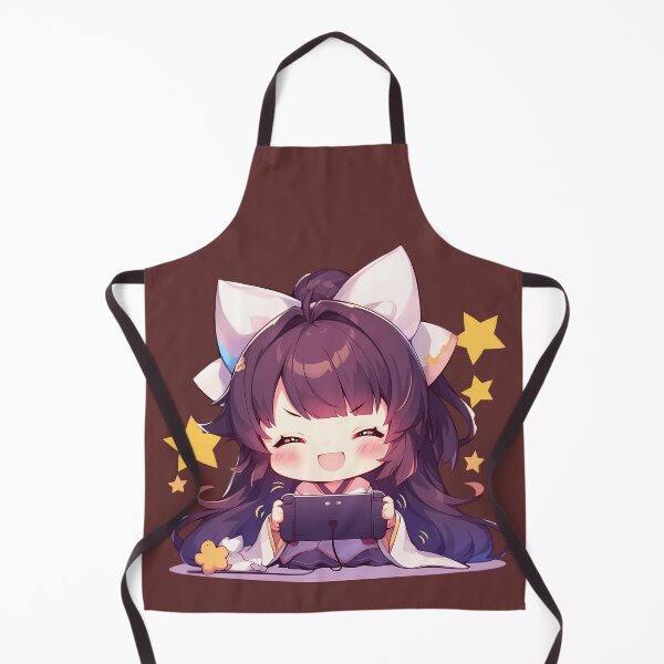 Item preview, Takao Azur Lane Anime Hoshiguma Arknights Game Chibi Cute Gamer designed and sold by earlobejerk.