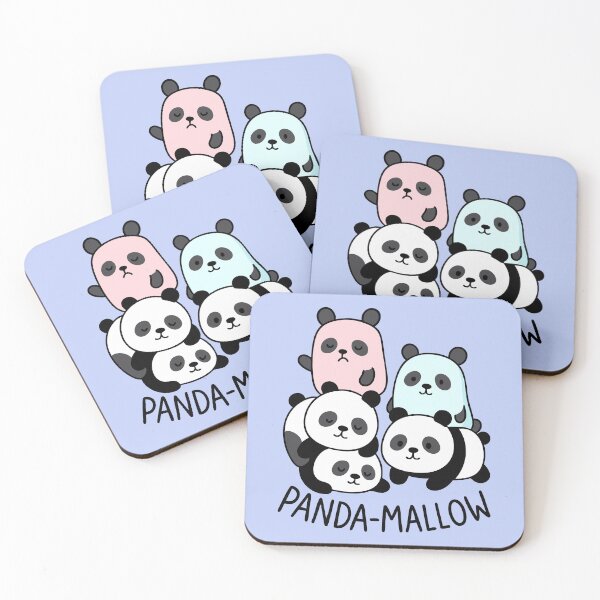Item preview, Panda-Mallow Stack – Cute Squishy Marshmallow Pandas designed and sold by graphicnew.