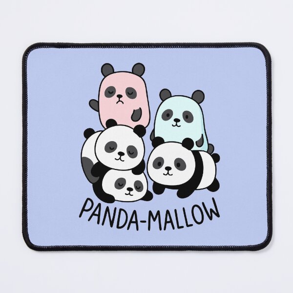 Item preview, Panda-Mallow Stack – Cute Squishy Marshmallow Pandas designed and sold by graphicnew.