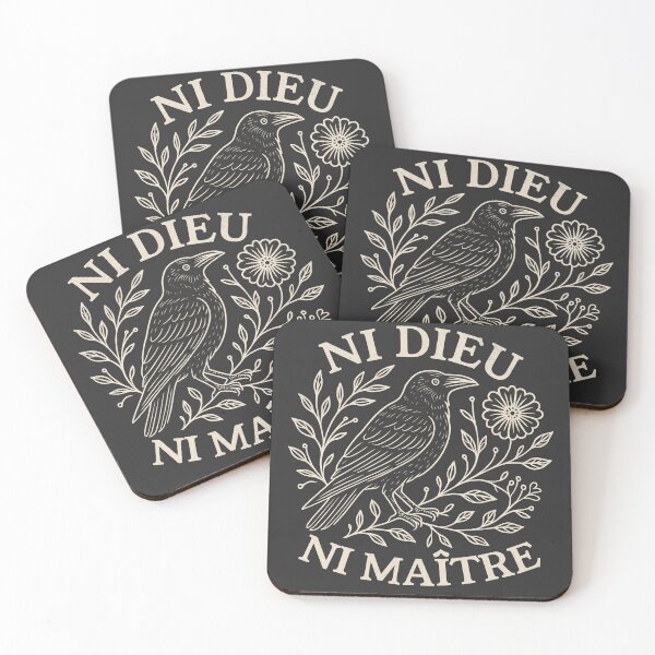 Item preview, Ni Dieu Ni Maître Minimalistic Raven designed and sold by Beanster-nl.