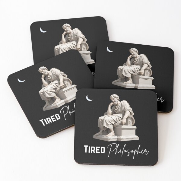 Item preview, Tired Philosopher - Greek Statue of Stoic Philosopher Epictetus Artwork designed and sold by LexaArtworks.