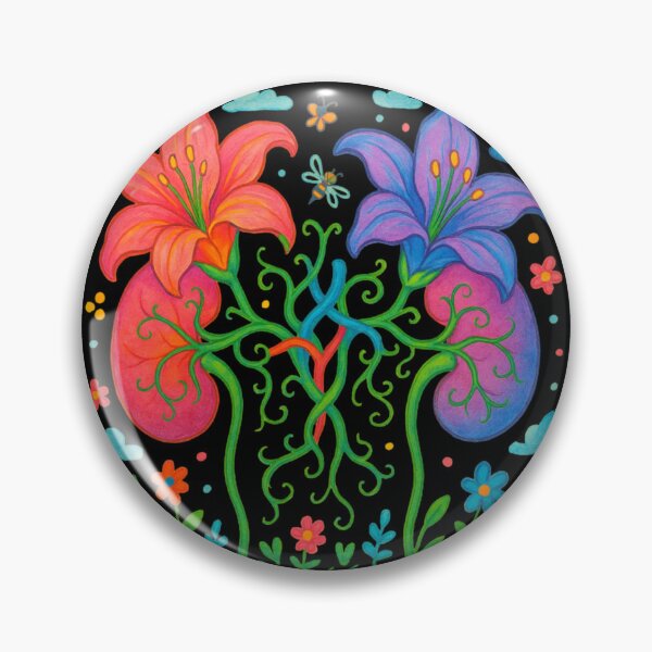 Item preview, Kidneys - Cute floral art for nephrologists designed and sold by DamioPolArt.
