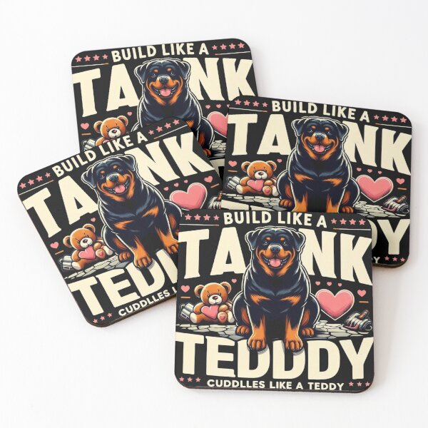Item preview, Tough But Sweet – Rottweiler Built Like a Tank, Loves Like a Teddy designed and sold by dogslover22.