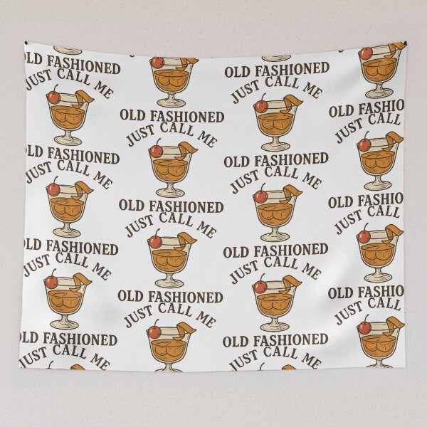 Item preview, Just Call Me Old Fashioned – Retro Whiskey Humor designed and sold by graphicnew.