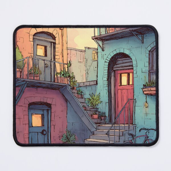 Item preview, Lofi Urban Aesthetic - Moody Cityscape Design designed and sold by bapupa.