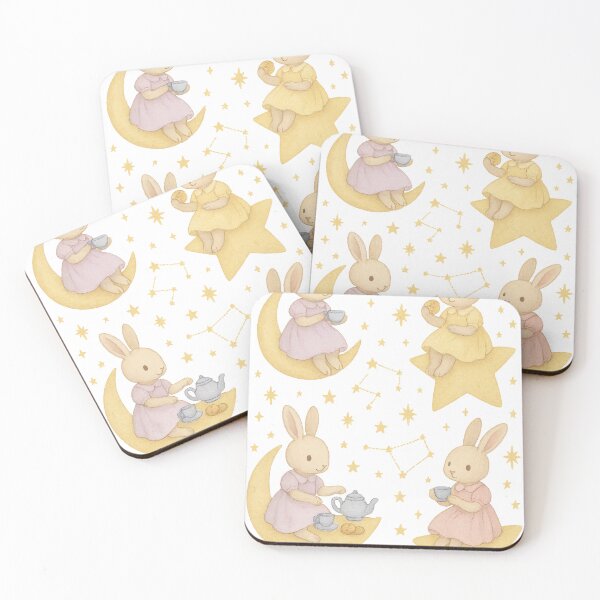 Item preview, Celestial Bunny Tea Party designed and sold by Uglyandcute.