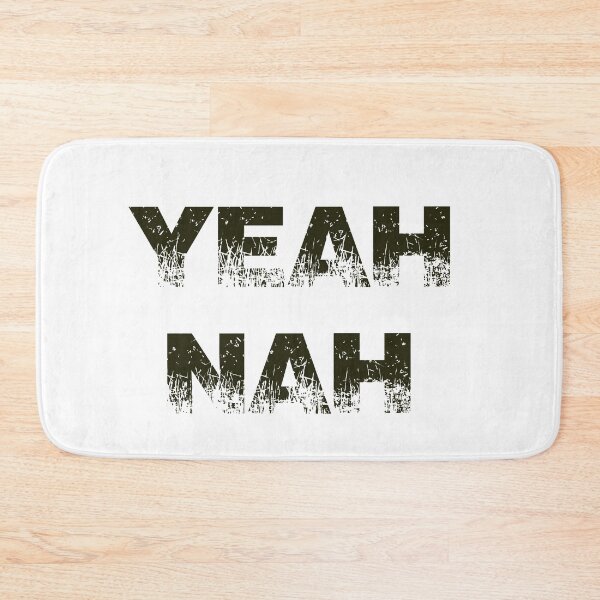 Item preview, Yeah Nah - Classic Australian Slang Art - True Blue Aussie Vernacular Print - Casual Down Under Rejection designed and sold by taspaul.