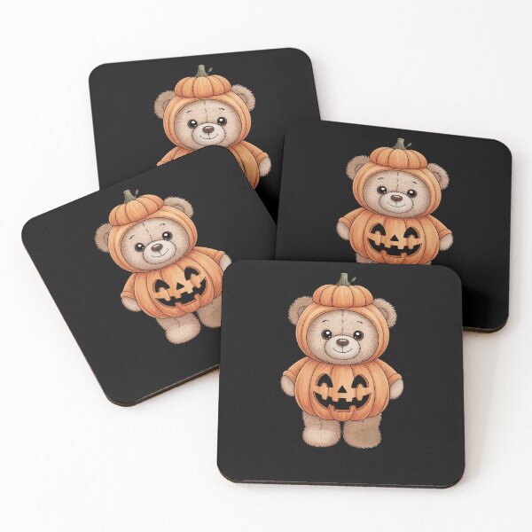 Item preview, Cute Pumpkin Bear – Happy Halloween Watercolor Style designed and sold by MissRasheedHam.