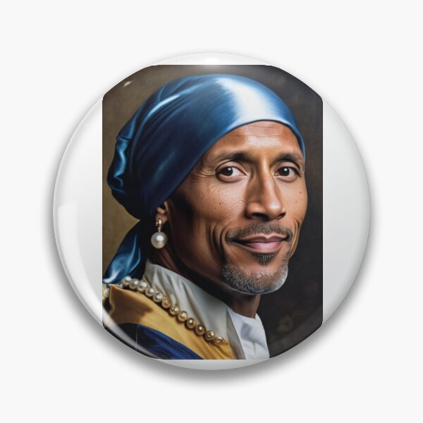 Item preview, The Rock with the Pearl Funny prank meme gift weird dwayne johnson the rock girl designed and sold by CheeseBlueprint.